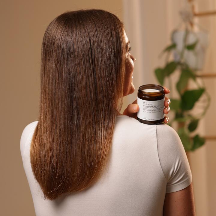 Actual product image Evolve Organic Beauty Hair Care Superfood Shine Hair Mask 180 ml (180 ml)