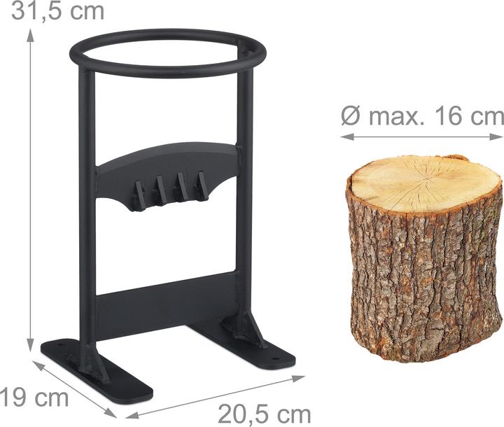 Produktbild Relaxdays Holzspalter