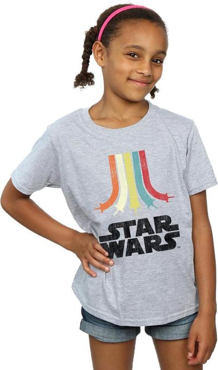 Immagine prodotto Star Wars Maglietta Arcobaleno Ragazze (140, 146)