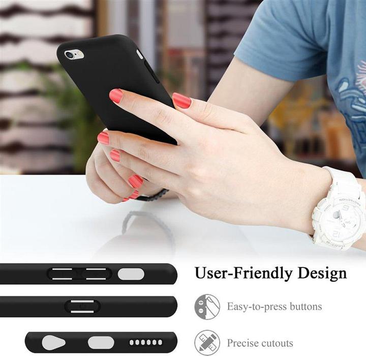 Actual product image Cadorabo TPU Liquid Silicone Case Cover (Apple iPhone 6)
