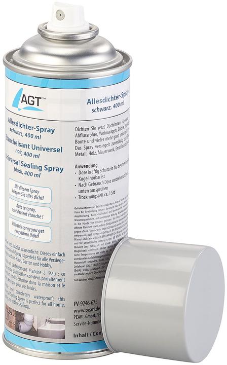Produktbild AGT Allesdichter-Spray (Schwarz, 400 ml)