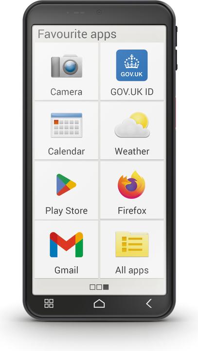 Produktbild Emporia Smart 6 Lite (128 GB, Schwarz, 5.58", Single SIM, 50 Mpx, 4G)