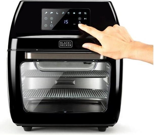 Produktbild Black & Decker Black+Decker BXAFO1200E - Heissluftfritteuse und Backofen, 1700W, 12L (EU-Stecker)