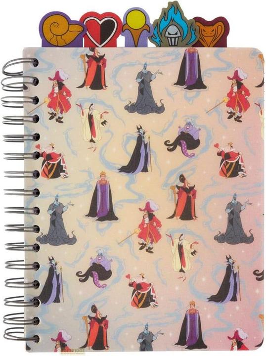 Actual product image Loungefly Disney Villains by Notebook Tab Journal