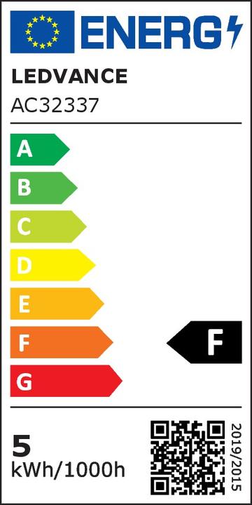 Energie-Label Osram Led Retrofit Classic P (E14, 4.80 W, 470 lm, 6 x, F)