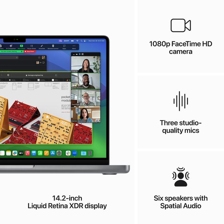 Image du produit Apple MacBook Pro - Late 2023 (14", M3, 16 Go, 512 Go, CH)