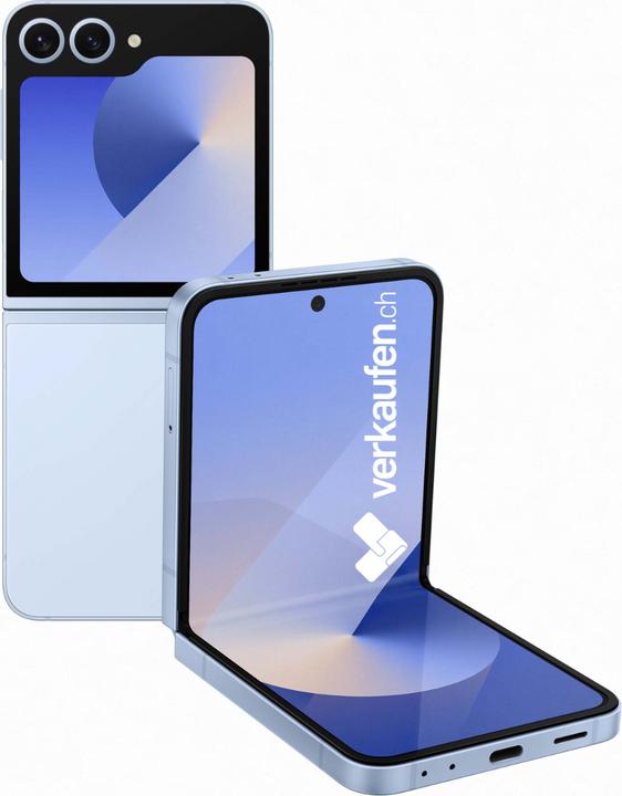 Produktbild verkaufen.ch Galaxy Z Flip6 (256 GB, Blue, 6.70", 50 Mpx, SIM + eSIM, B / Sehr gut)