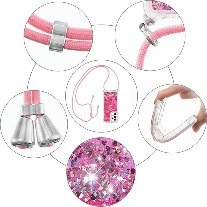 Produktbild Cover-Discount Galaxy A53 5G - Hülle mit Umhängeband rosa