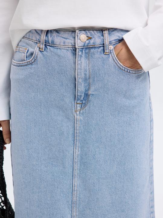 Image du produit Selected Femme Hellblauer Midi Jeansrock (40)