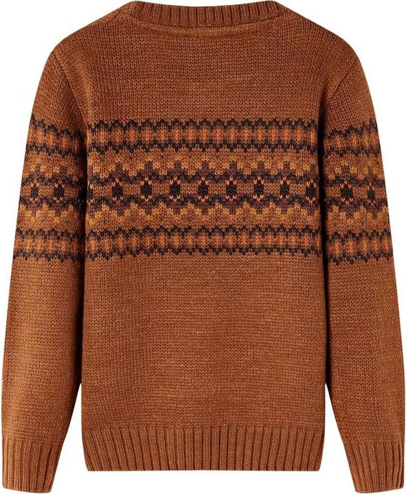 Produktbild VidaXL Kinderpullover Gestrickt Cognac 104,Material: 100 (104)
