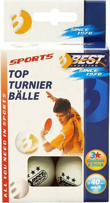Actual product image Best Sporting Table Tennis Tournament Balls (6 pcs.)