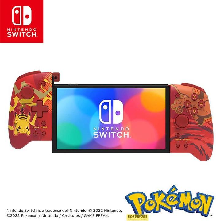 Immagine prodotto HORI Split Pad Pro - Pikachu + Glurak (Switch OLED, Switch)