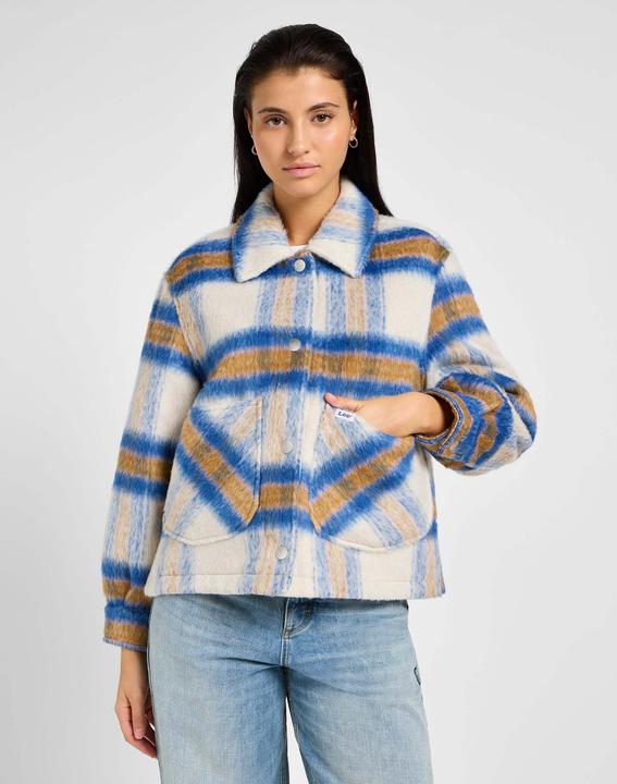 Lee Wolljacke Cropped Wool Jacket