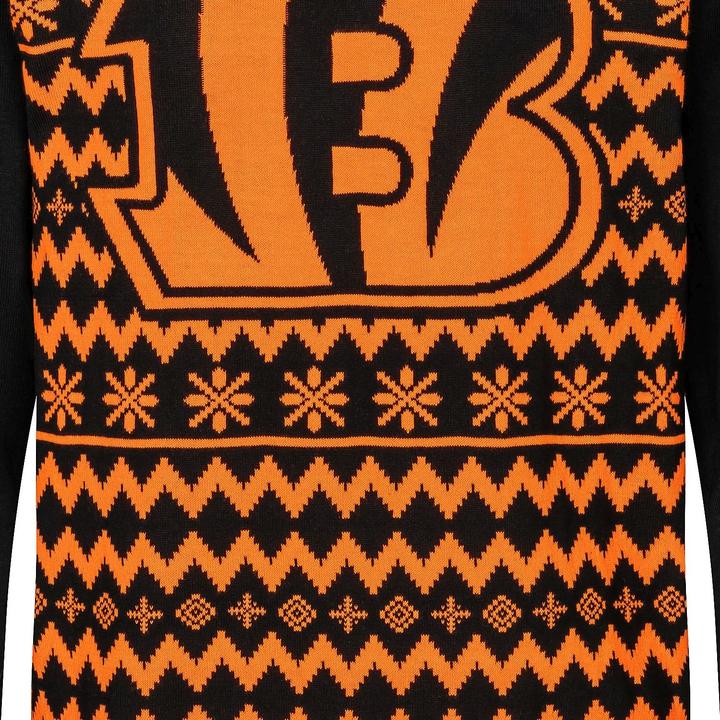 Actual product image Foco NFL Winter Sweater Knit Sweater Cincinnati Bengals - L (L)
