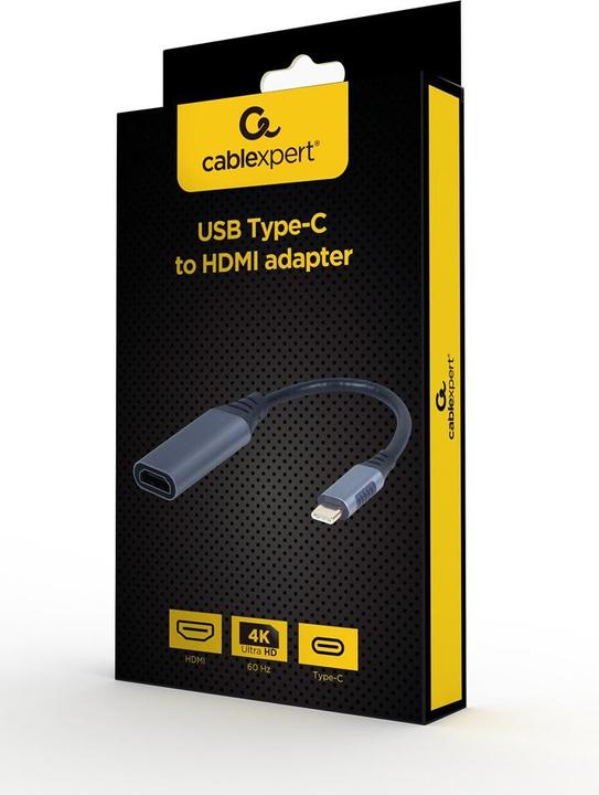 Produktbild Gembird USB C — HDMI (Typ A) (0.15 m, HDMI)