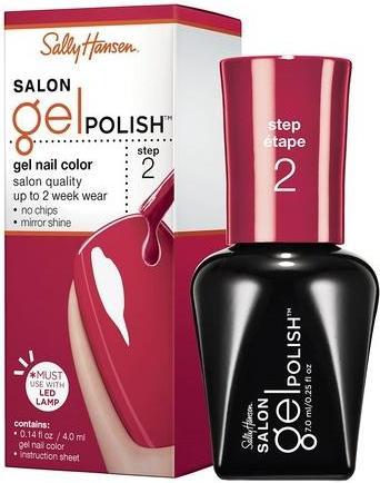 Produktbild Sally Hansen Salon Pro Gel Red My Lips 0.14 Fluid Ounce (220 Red My Lips, Gel-Effekt Nagellack)