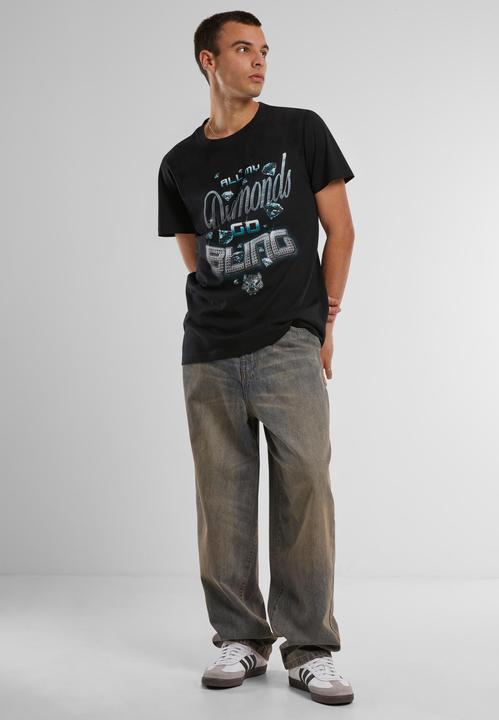 Actual product image Mister Tee Diamonds Go Bling Tee - 89291 (XS)