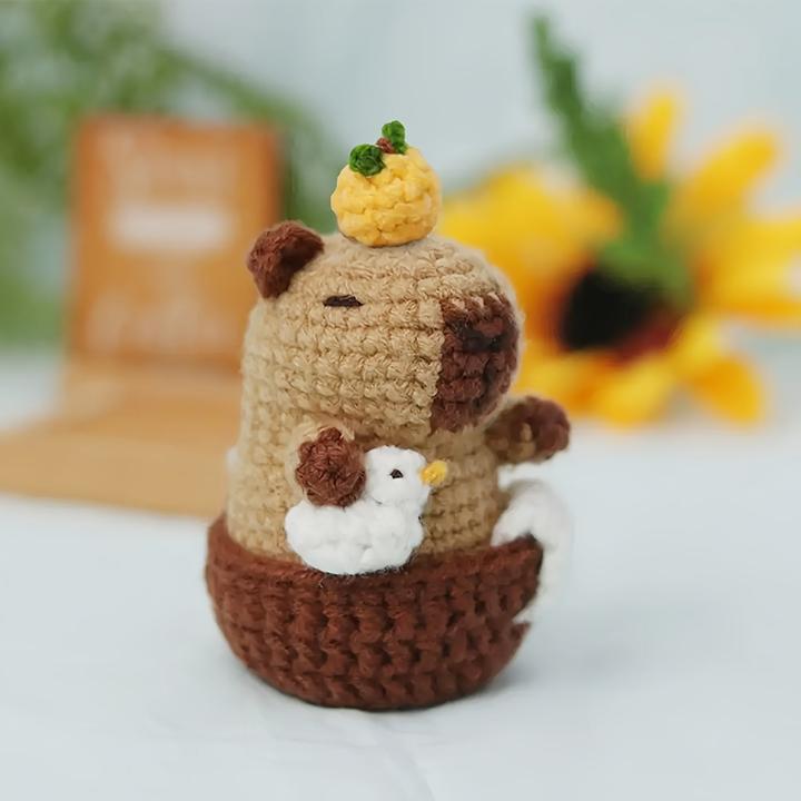 Produktbild Activity Board Capybara Häkelset für Anfänger - Komplettes DIY Bastelset