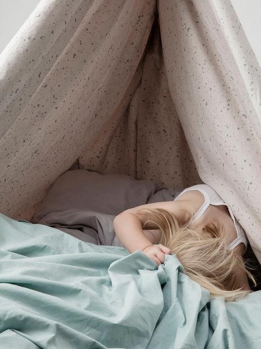 Actual product image Ferm Living Children's bed linen Hush, grey
