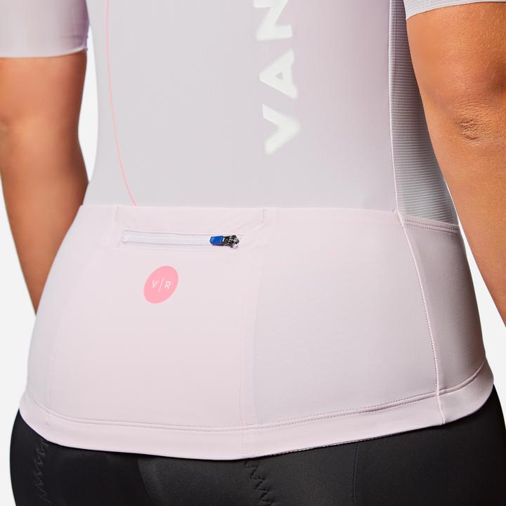 Image du produit Van rysel Maillot de vélo route manches courtes été unisexe - racer 2 lila (XL)