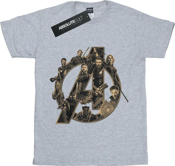 Avengers Infinity War Logo TShirt Mädchen