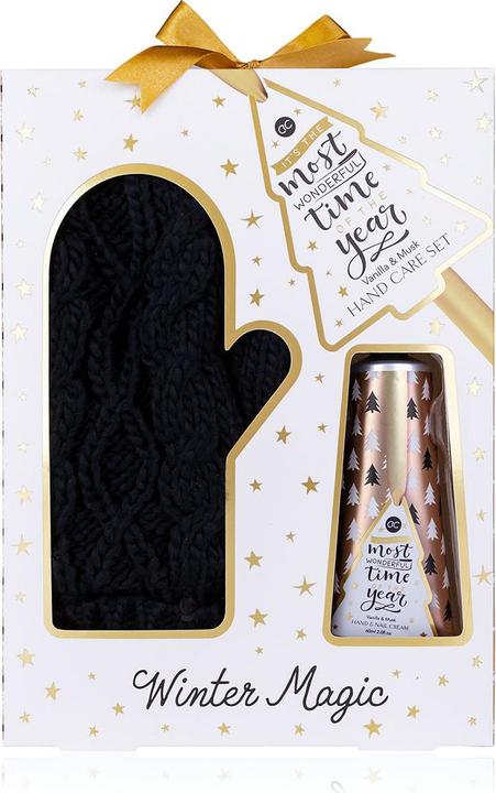 Produktbild Accentra Handpflegeset WINTER MAGIC in Geschenkbox, inkl. 60ml Hand- & Nagelcreme, Handschuhe (1 Paar, Einhei (Manicure set)