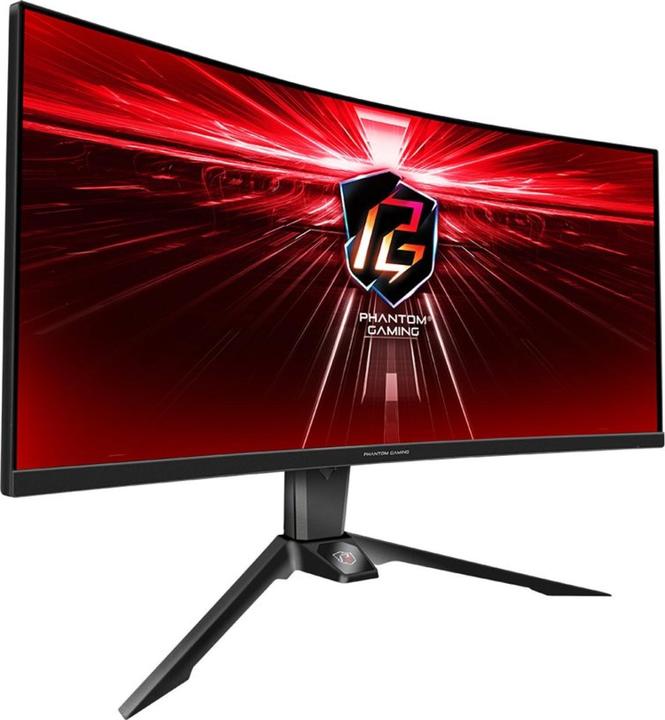 Actual product image AsRock 34"(86,4cm) TFT Gaming PG34WQ15R2B Curved 165MhZ 1m (3440 x 1440 pixels, 34")