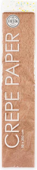 Actual product image Globos Europe Crepe Paper Rose Gold, 50x250cm (1 x)