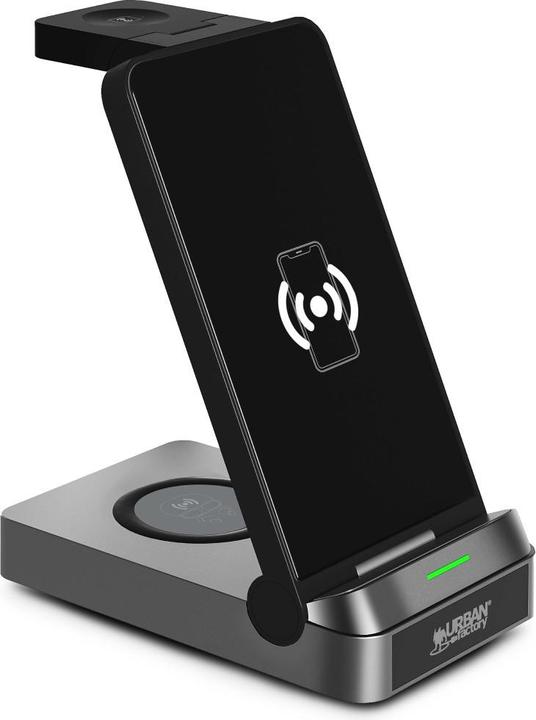 Actual product image Urban Factory POWER PRO: 3 IN 1 CHARGER WITH STAND FUNCTION 22.5WATTS (15 W)