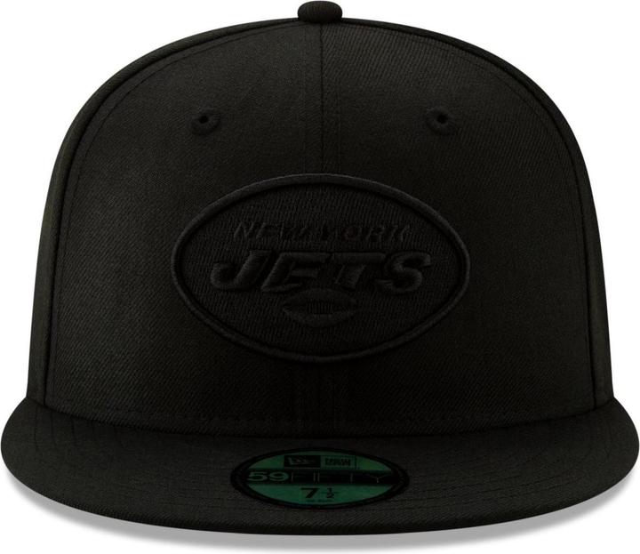 Actual product image New Era 59Fifty Fitted Cap - ALL BLACK New York Jets - 7 3/8 (7 3/8)