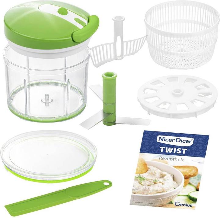 Produktbild Nicer Dicer Twist, Set 9-tlg., grün