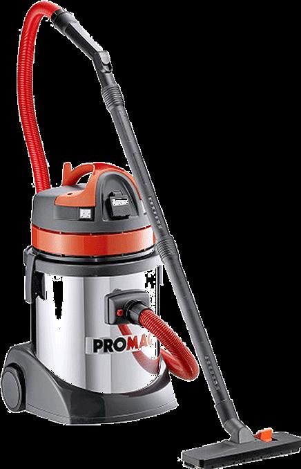 Image du produit Promac Aspirateur industriel eau et poussière VAC-27TB-R (Aspirateur eau et poussière)
