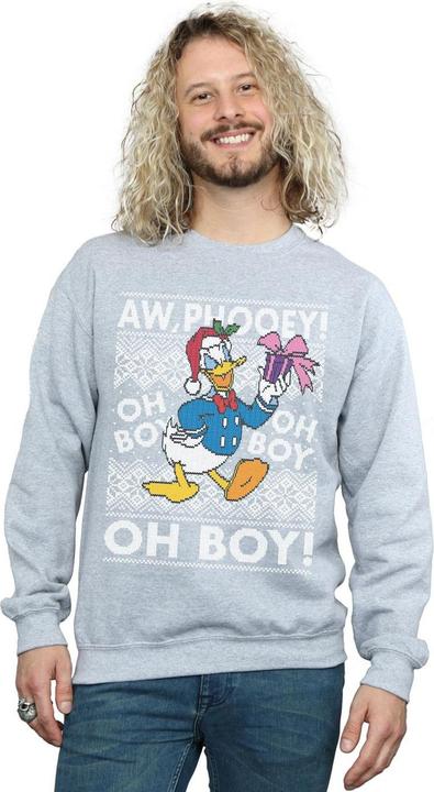 Immagine prodotto Disney Donald Duck Christmas Fair Isle Felpa Uomo (S)