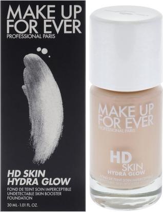 Actual product image Make Up For Ever HD Skin Hydra Glow 1 oz Foundation Porcelain by for Women