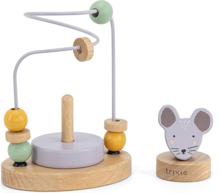 Actual product image Trixie Baby Wooden motor skills loop mouse