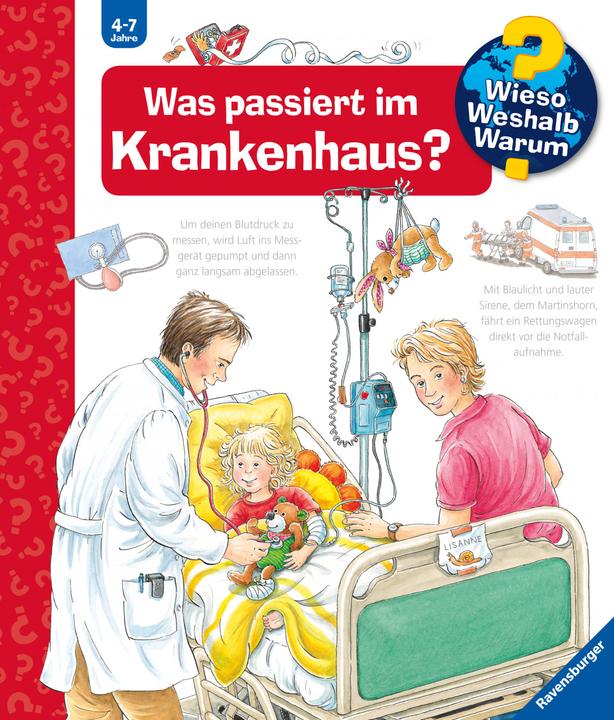 Actual product image Ravensburger Was passiert im Krankenhaus? (German, Andrea Erne, Marion Kreimeyer-Visse, 2015)