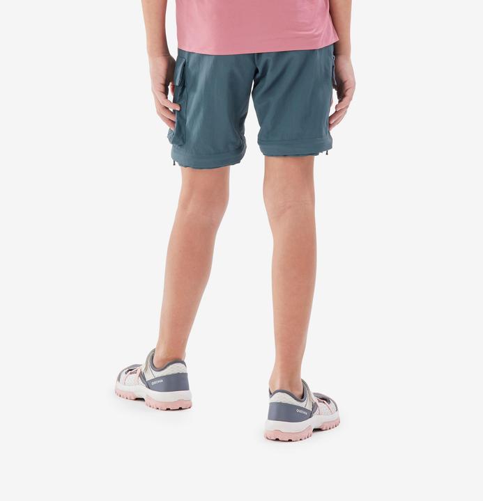 Actual product image Quechua Zip-Off-Hose Kinder Gr. 123–172 Wandern - MH500 blau