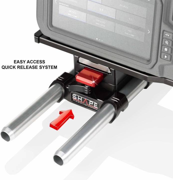 Actual product image Shape Blackmagic Pocket Cinema 4K / 6K Shoulder Mount, Matte Box, Follow Focus (Mat Box, Follow Focus)