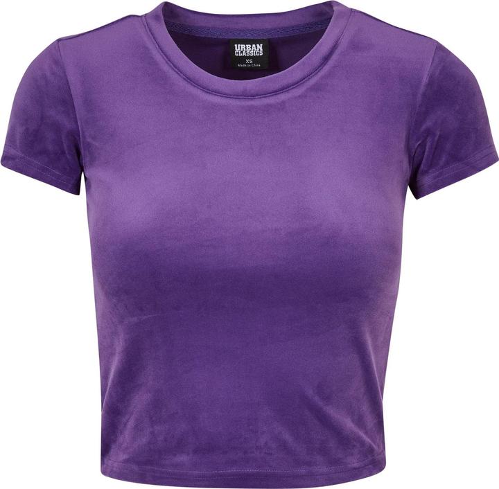 Immagine prodotto Urban Classics Maglietta corta in velluto da donna - 111255 (XS)