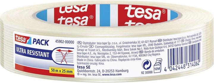 Produktbild tesa tesapack ULTRA RESITANT Filamentband glasfaserverstärkt (25 mm)