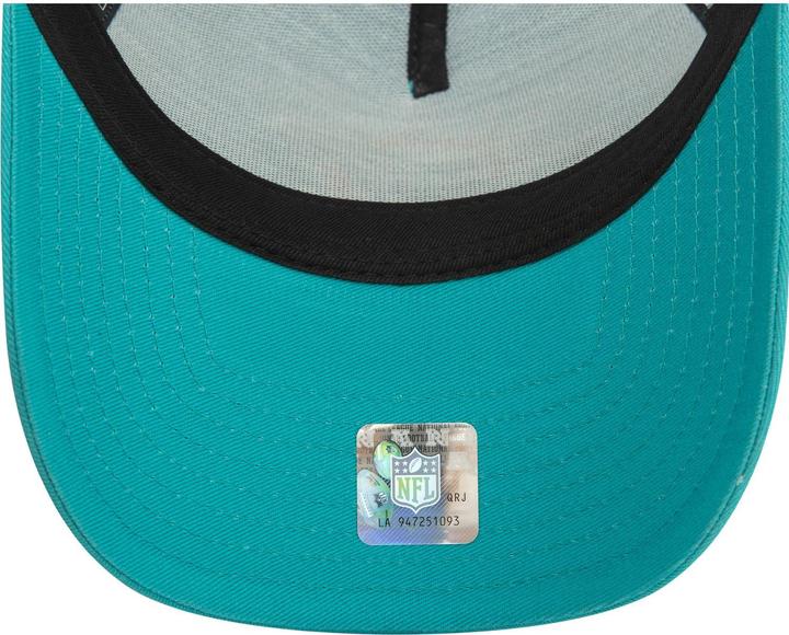 Actual product image New Era E-Frame Trucker Cap - NFL Miami Dolphins Aqua