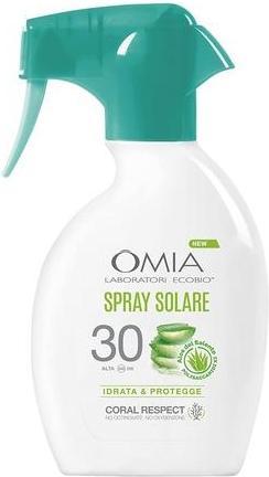 Actual product image Omia Protective Sun Spray SPF30 for Face and Body with Aloe Vera from Salento 200ml (Sun spray, SPF 30, 200 ml)