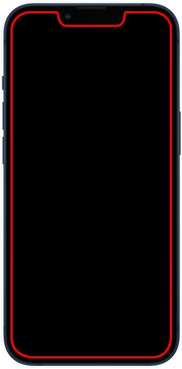 Actual product image Mobilize Tempered Glass Clear Screen Protector Apple iPhone 13 Mini (1 Piece, Apple iPhone 13 mini)