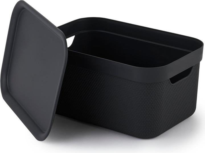 Actual product image Rotho Set of 3 decorative boxes with lid DIN A4 JIVE (36.5 x 26.5 x 20 cm, 48 l)