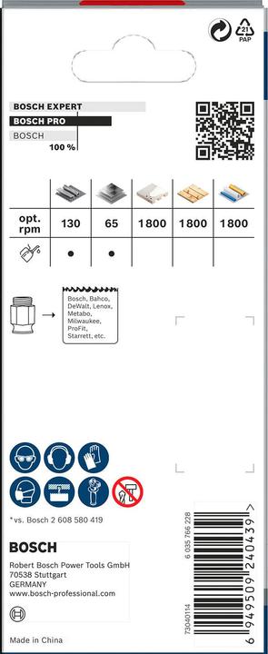 Productafbeelding Bosch Professional Zubehör PRO Multi Material PC Plus gatenzaag, 68 mm, starterset (68 millimeter)