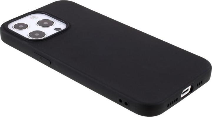 Produktbild Cover-Discount iPhone 13 Pro Max - Matte Silikon Gummi Hülle schwarz (Apple iPhone 13 Pro Max)
