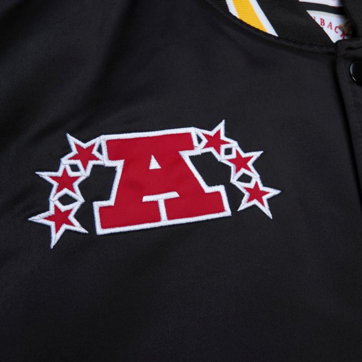 Actual product image Mitchell & Ness M&N Heavyweight Satin Jacket NFL Pittsburgh Steelers - S (S)