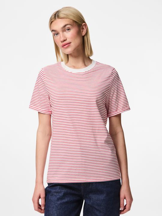 Produktbild Pieces Pcria Ss Fold Up Tee Stripes Noos Bc (S)