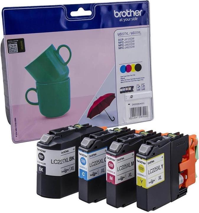 Actual product image Brother LC-227XLVALBP Value Pack (M, FC, Y, C)