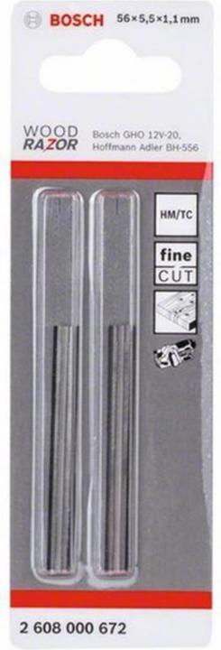 Actual product image Bosch Professional Zubehör Planing knife for GHO 12V-20